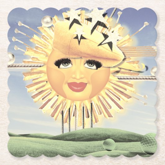 サンデーゴルフ！ ペーパーコースター (正面)