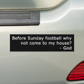 サンデーサッカー バンパーステッカー (車上)