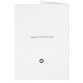 サンデースクール先生サンキューカード (裏面)