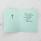 サンデースクール先生サンキューグッドシェパード カード (内部)