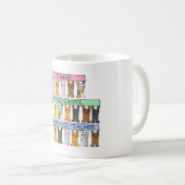 サンデースクール先生サンキューマンガ猫 コーヒーマグカップ (正面右)