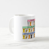 サンデースクール先生サンキューマンガ猫 コーヒーマグカップ (正面左)