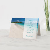 サンデースクール先生海サンキューカード カード (正面)