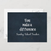 サンデースクール先生 ポストカード (正面/裏面)