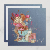 サンデーチーフ 招待状 (正面/裏面)