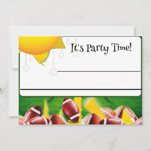 サンデーナイトサッカー！ 招待状 (正面)