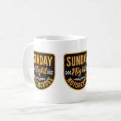 サンデーナイトモトクロスマグ コーヒーマグカップ (正面左)
