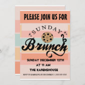サンデーブランチ 招待状 (正面/裏面)