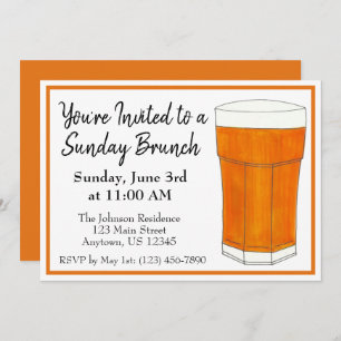 サンデーブレックファーストブランチOJオレンジジュース 招待状