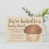 サンデーブレックファーストブルンチストリューセルクラムムマフィン 招待状 (スタンド正面)