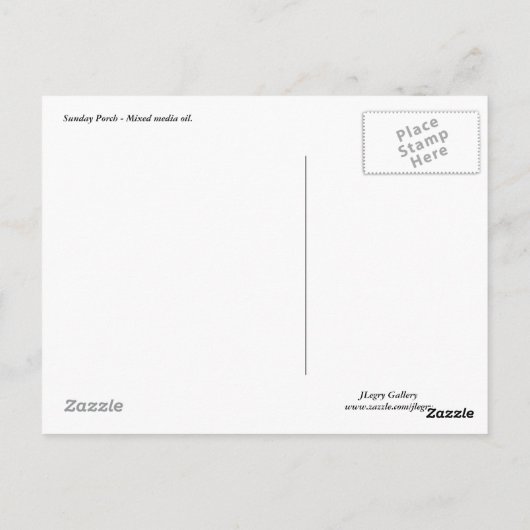 サンデーポーチ – はがき (裏面)