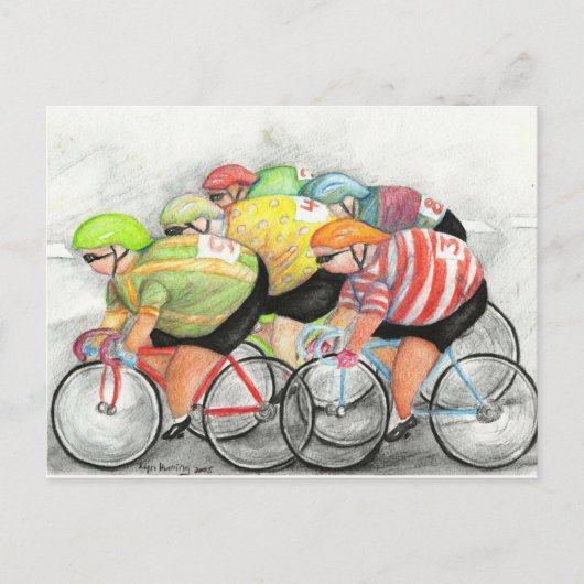 サンデーライドポストカード、Lyn Hurring ポストカード (正面)