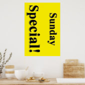 サンデー特別美しいサロンポスター ポスター (キッチン)