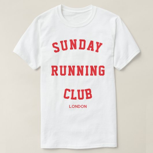 サンデー走のクラブマッチンググループ Tシャツ (デザイン正面)