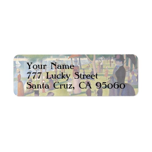 サンデー・アフタヌーン・オン・ザ・アイランド・オブ・ラ・グランデ・ジャット ラベル (正面)