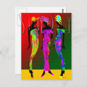 サンデー・アフロセントリック教会 ポストカード (正面/裏面)