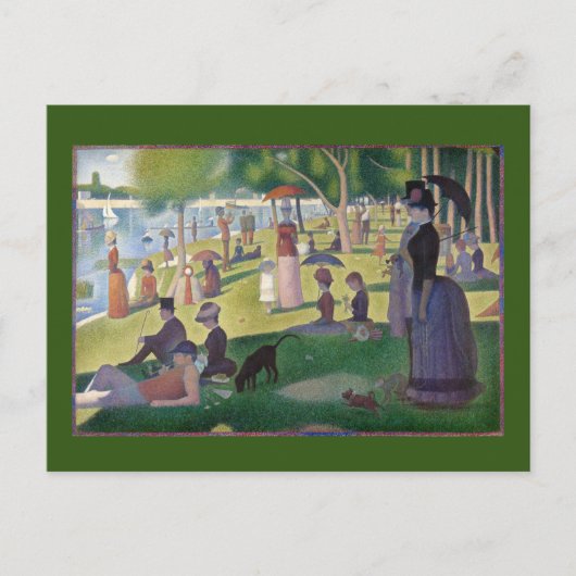 サンデー・オン・ラ・グランデ・ジャット・バイ・シーラトファインアート ポストカード (正面)