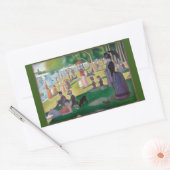 サンデー・オン・ラ・グランデ・ジャット・バイ・シーラトファインアート 長方形シール (封筒)