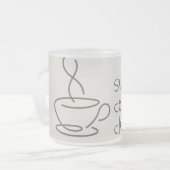 サンデー コーヒー クラブ マグ | コーヒー好きのためのイラスト入りマグカップ (正面左)