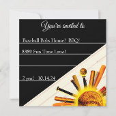 サンデー・バッターアップ！ 招待状 (正面)