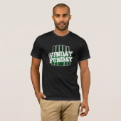 サンデー ファンデイ ビンテージ ビール 飲酒 Tシャツ (正面フル)