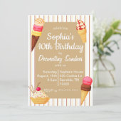 サンデ飾ス誕生日招待状 招待状 (スタンド正面)