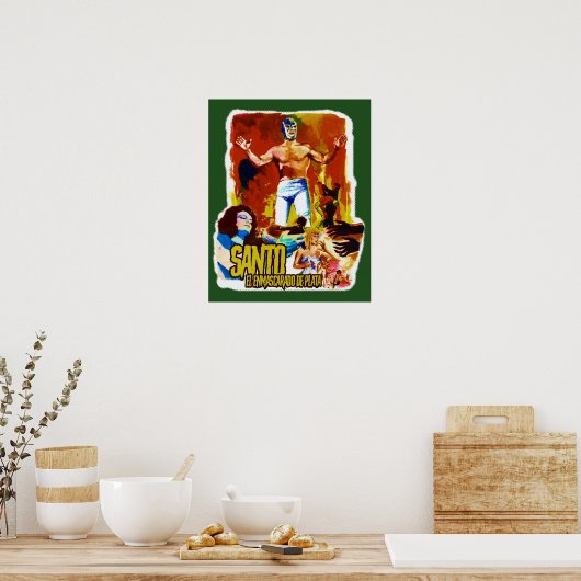 サントエルエンマスカラドデプラタ ポスター (キッチン)