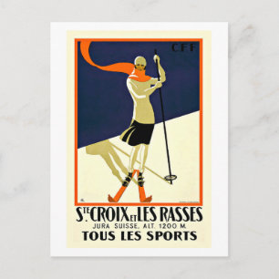 サントクロワレラッススキースポーツトラベル ポストカード