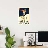 サントクロワレラッセススキースポーツ ポスター (ホームオフィス)