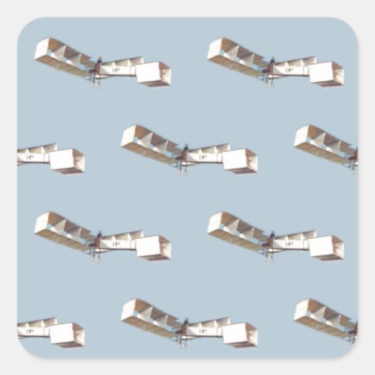 サントス – デュモン14 – ビス飛行機 スクエアシール (正面)