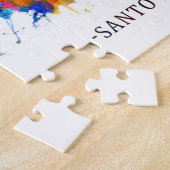 サントドミンゴドミニカ共和国スカイライン ジグソーパズル (側面)