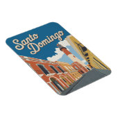 サントドミンゴドミニカ共和国ヴィンテージ マグネット (右側)