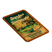 サントドミンゴドミニカ共和国 – レトロ土産 マグネット (右側)