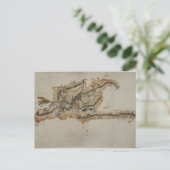 サントドミンゴ島の地図 ポストカード (スタンド正面)