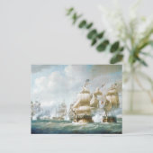 サントドミンゴ1800年代の戦い ポストカード (スタンド正面)