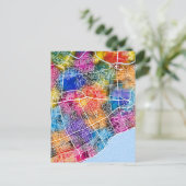 サントドミンゴ・ドミニカ共和国の市地図 ポストカード (スタンド正面)