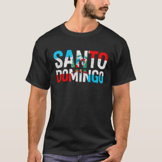 サントドミンゴ・ドミニカ共和国国旗 Tシャツ