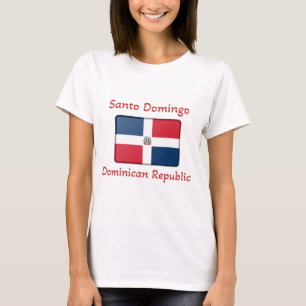 サントドミンゴ・ドミニカ共和国国旗 Tシャツ