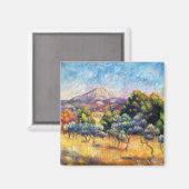 サントビクトワール山バイピエール・オーギュストルノアール マグネット (正面/裏面)