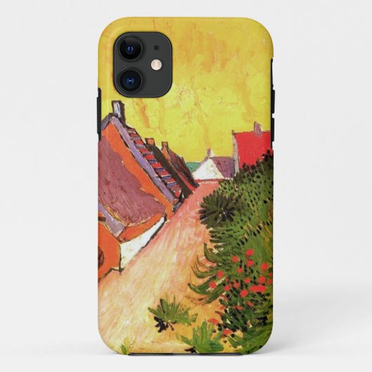 サントマリースバイビンセント・ヴァン・ゴッホの通り Case-Mate iPhoneケース (裏面)