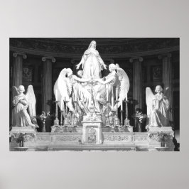 サントマリー・マドレーヌパリマドレーヌ彫刻 ポスター