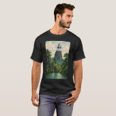 サントメプリンシペ島 イラスト 旅行 アート Tシャツ (正面フル)