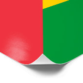 サントメ・プリンシペの国旗 ポスター (コーナー)