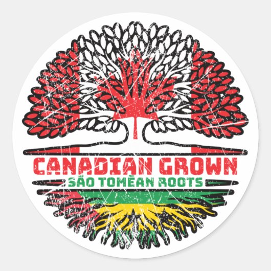 サントメ・プリンシペサントメカナダカナダ ラウンドシール (正面)