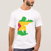 サントメ・プリンシペシール Tシャツ (正面)