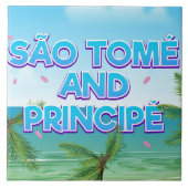 サントメ・プリンシペビーチ タイル (正面)