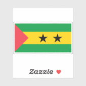 サントメ・プリンシペ国旗（サントメ・プリンシペ） シール (シート)