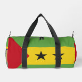 サントメ・プリンシペ国旗 ダッフルバッグ (裏面)