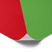 サントメ・プリンシペ国旗 ポスター (角)