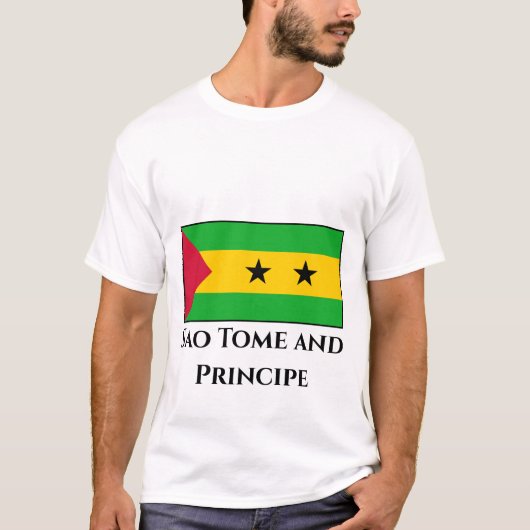 サントメ・プリンシペ国旗 Tシャツ (正面)